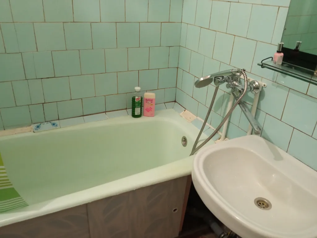 Квартира однокомнатная в Курортном, 45 м², Сестрорецк — ванная комната