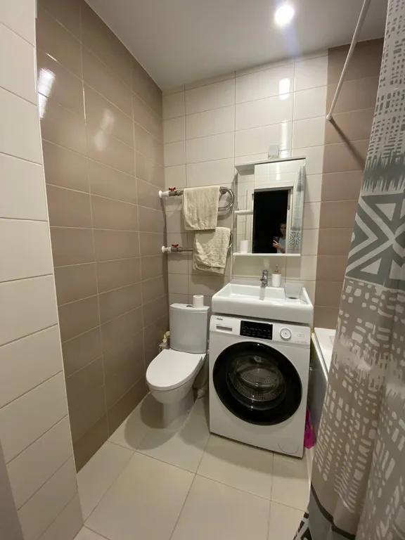 Квартира однокомнатная в Приокском, 36 м², Нижний Новгород — ванная комната, фото 2