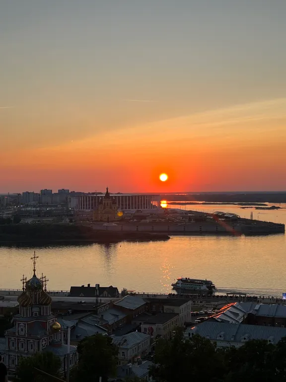 Квартира однокомнатная у метро Горьковская, 34 м², Нижний Новгород — вид из окна, фото 3
