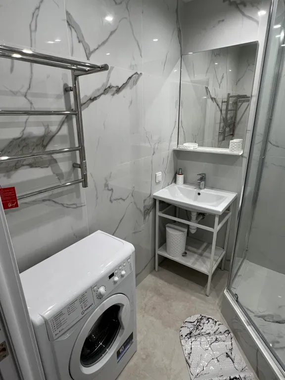 Квартира однокомнатная у метро Горьковская, 34 м², Нижний Новгород — ванная комната, фото 2