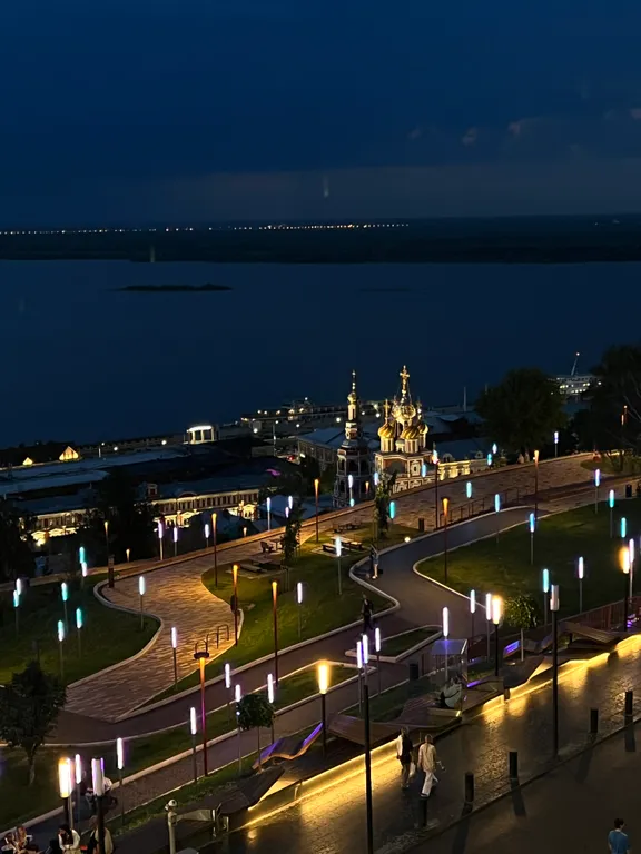 Квартира однокомнатная у метро Горьковская, 34 м², Нижний Новгород — вид из окна, фото 5