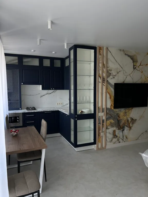 Квартира однокомнатная у метро Горьковская, 34 м², Нижний Новгород — кухня