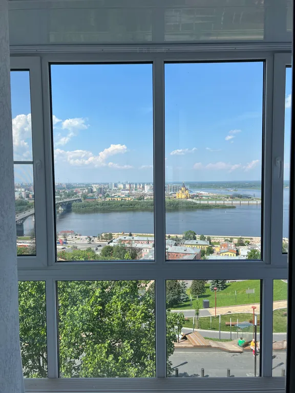 Квартира однокомнатная у метро Горьковская, 34 м², Нижний Новгород — вид из окна