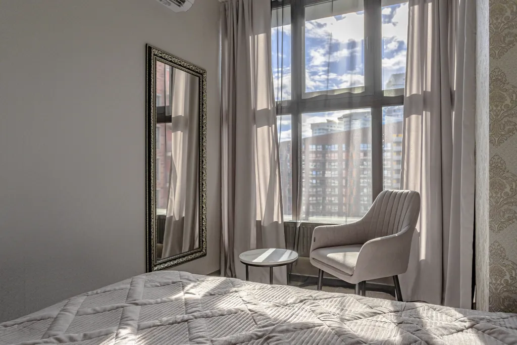 Квартира двухкомнатная у ЦСКА, в Хорошевском, 48 м², Москва — спальня, фото 2
