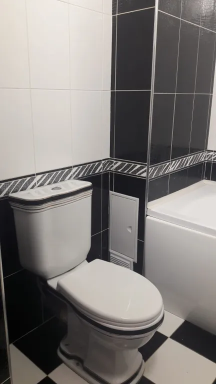 Квартира однокомнатная в переулке Крупском, 42 м², Каменск-Шахтинский — ванная комната