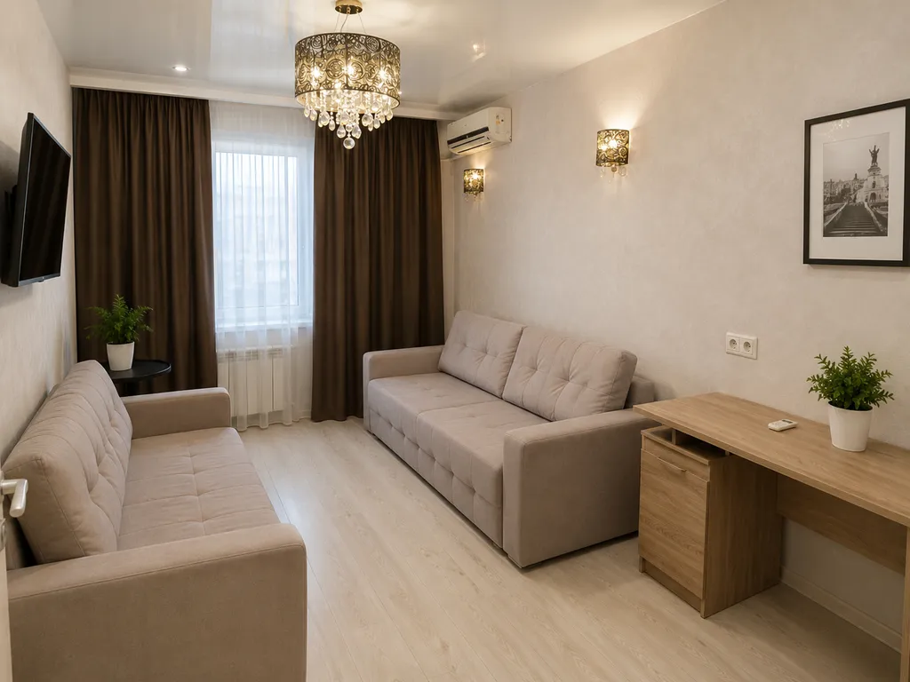 Квартира двухкомнатная на улице 39-й Гвардейском Дивизии, 64 м², Волгоград — фото 12
