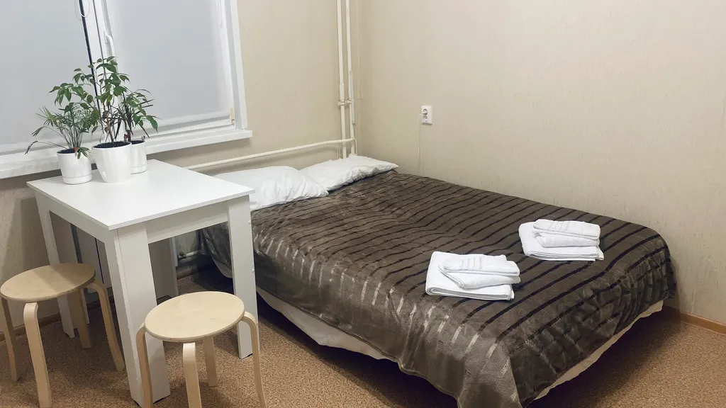 Студия однокомнатная в Московском, 17 м², Нижний Новгород — спальня, фото 2