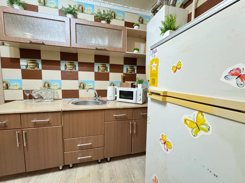 Квартира однокомнатная на улице Мате Залке, 32 м², Чебоксары — кухня, фото 2