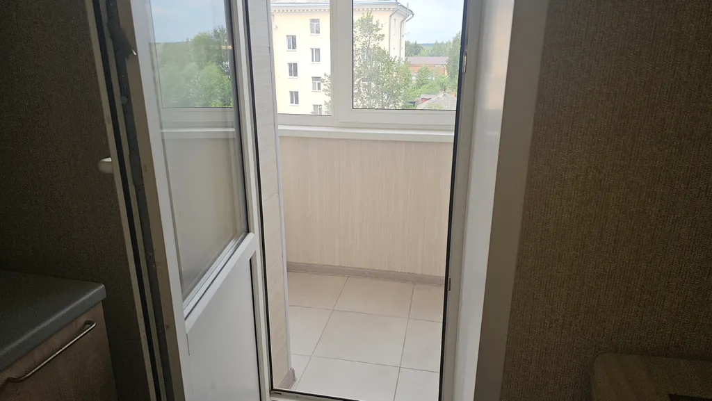 Квартира однокомнатная на улице Новгородской, 30 м², Боровичи — вид из окна, фото 2
