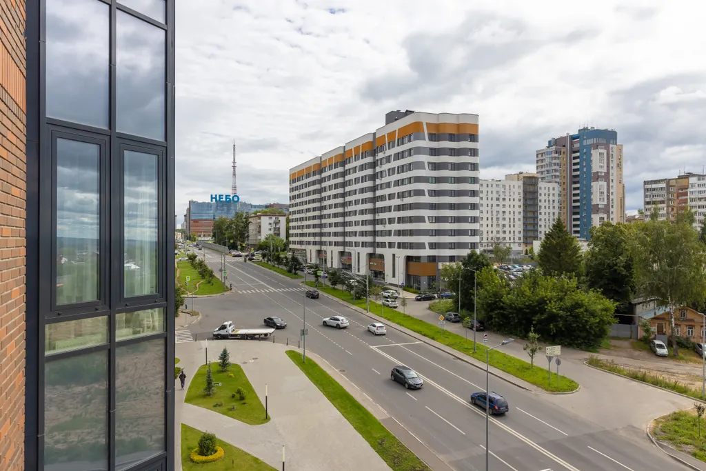 Студия однокомнатная у Горьковской, в Печёрах, 36 м², Нижний Новгород — вид из окна, фото 2