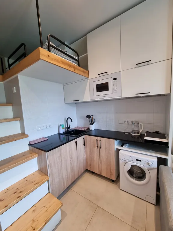 Апартаменты однокомнатные на проспекте Пионерском, 20 м², Анапа — кухня, фото 2