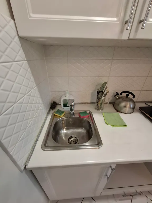 Квартира однокомнатная на улице Новолучанской, 30 м², Великий Новгород — кухня, фото 5