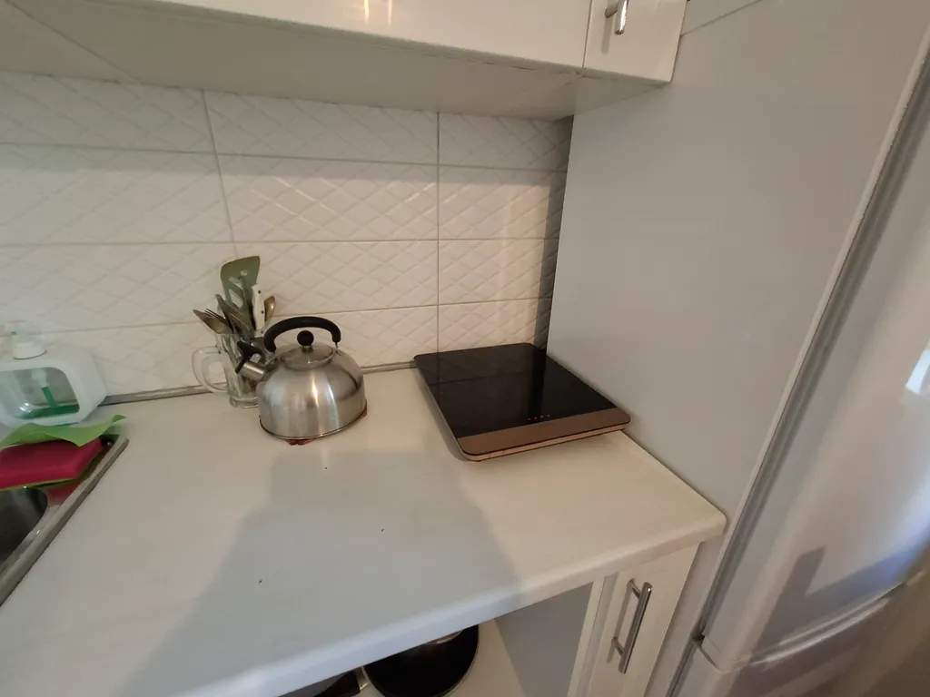 Квартира однокомнатная на улице Новолучанской, 30 м², Великий Новгород — кухня, фото 6