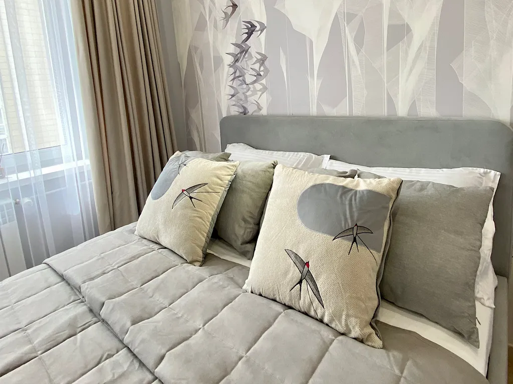 Квартира однокомнатная в Свердловском, 40 м², Иркутск — спальня, фото 2