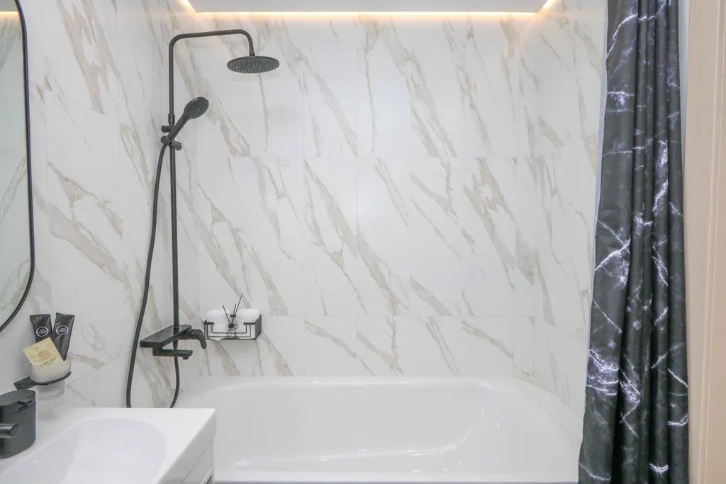 Квартира однокомнатная в Свердловском, 40 м², Иркутск — ванная комната, фото 8