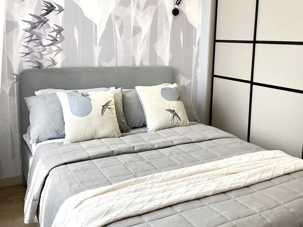 Квартира однокомнатная в Свердловском, 40 м², Иркутск — спальня, фото 3