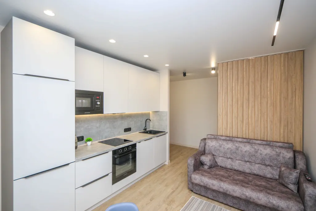 Квартира однокомнатная в Свердловском, 40 м², Иркутск — кухня, фото 3