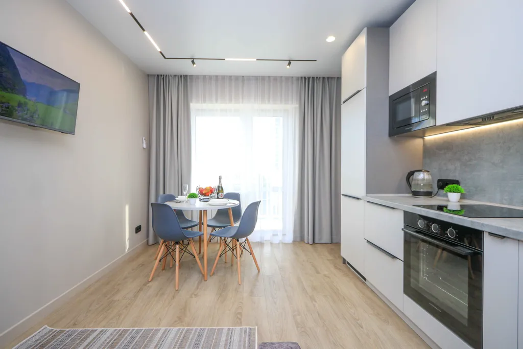 Квартира однокомнатная в Свердловском, 40 м², Иркутск — кухня, фото 4