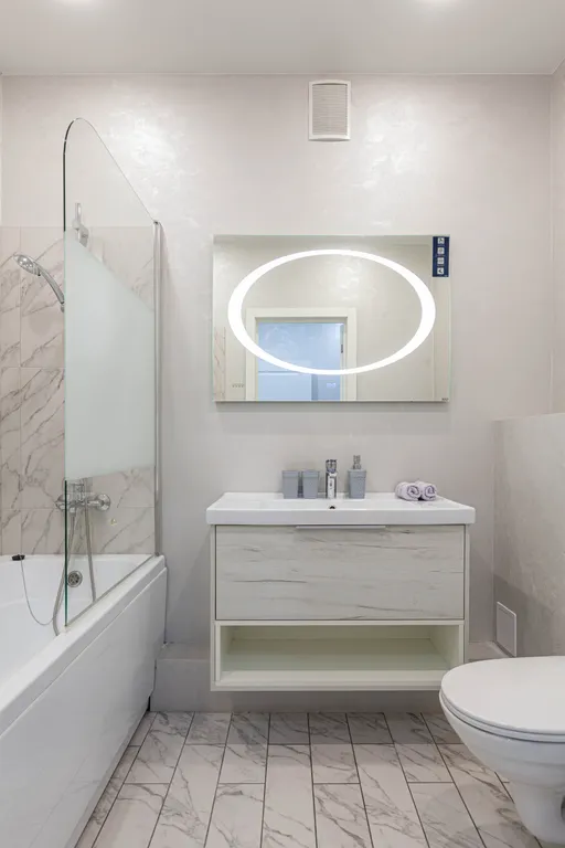 Квартира однокомнатная в Советском, 40 м², Казань — ванная комната, фото 3