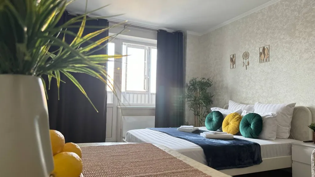 Студия однокомнатная на улице Колычева, 27 м², Лобня — спальня, фото 11