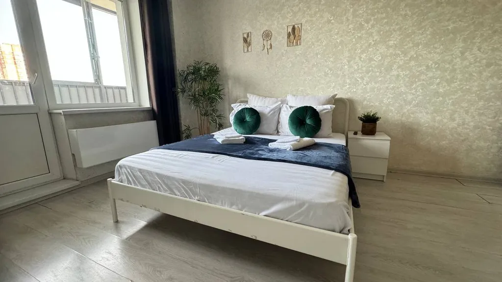 Студия однокомнатная на улице Колычева, 27 м², Лобня — спальня, фото 12