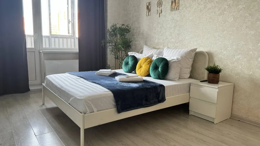 Студия однокомнатная на улице Колычева, 27 м², Лобня — спальня, фото 2