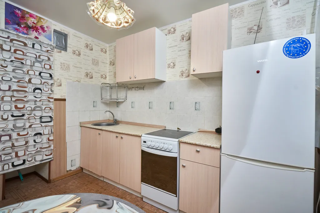 Квартира однокомнатная у Аметьево, в Азино, 35 м², Казань — кухня, фото 3