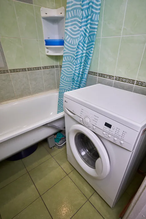 Квартира однокомнатная у Аметьево, в Азино, 35 м², Казань — ванная комната, фото 2