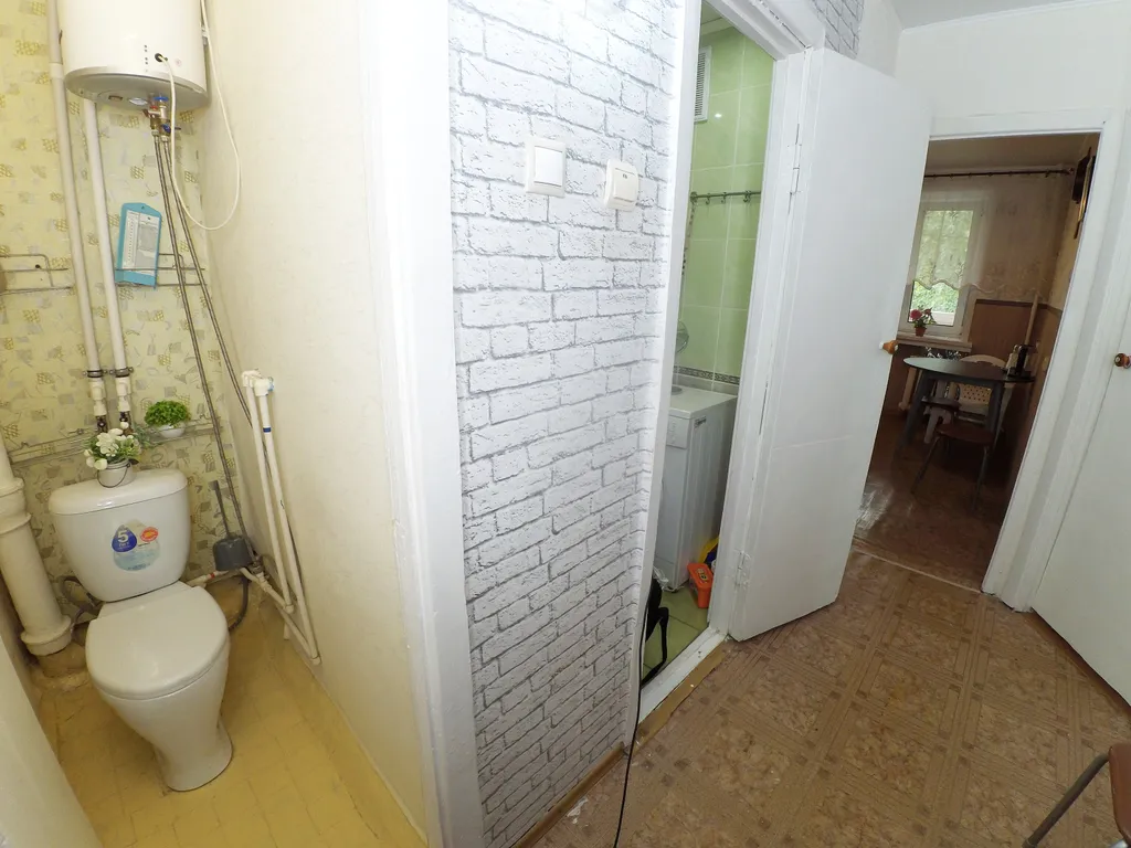 Квартира однокомнатная у Аметьево, в Азино, 35 м², Казань — ванная комната, фото 5
