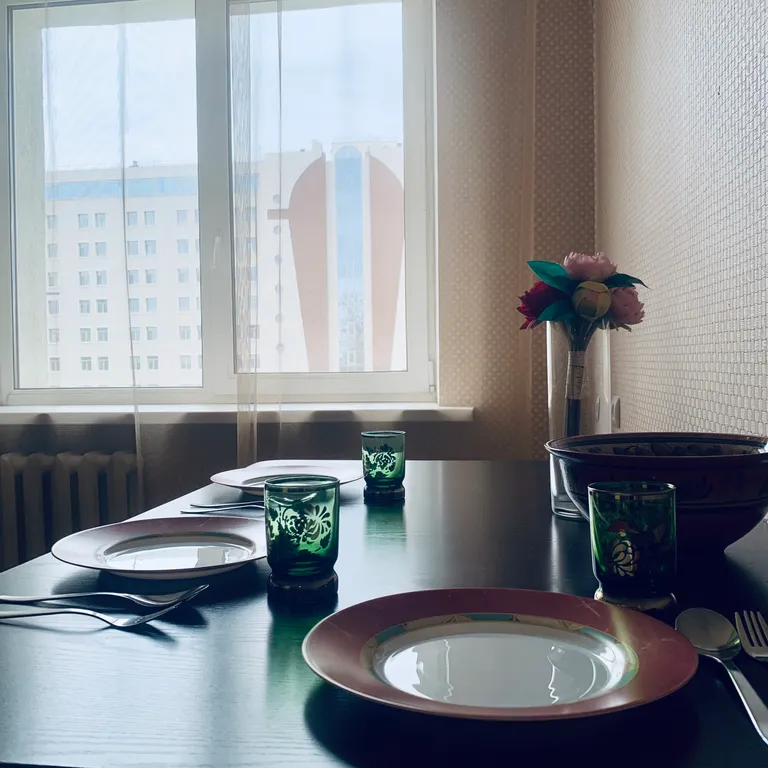 Квартира однокомнатная у Российской, в Октябрьском, 46 м², Самара — кухня, фото 5