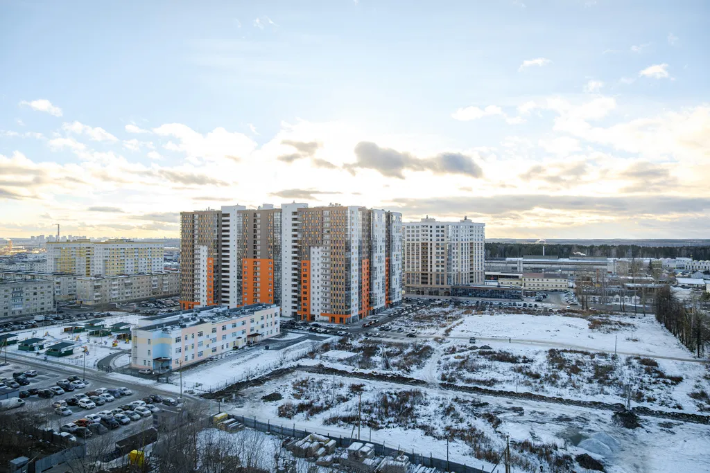 Студия однокомнатная на проспекте Успенском, 36 м², Верхняя Пышма — вид из окна, фото 3