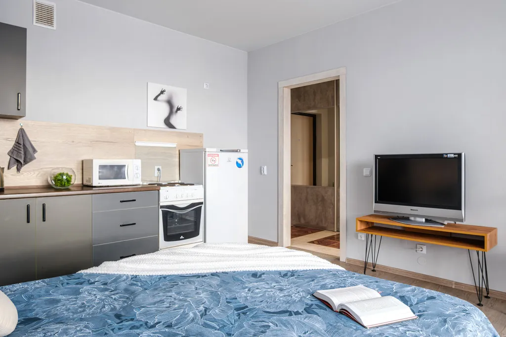 Студия однокомнатная на проспекте Успенском, 36 м², Верхняя Пышма — кухня