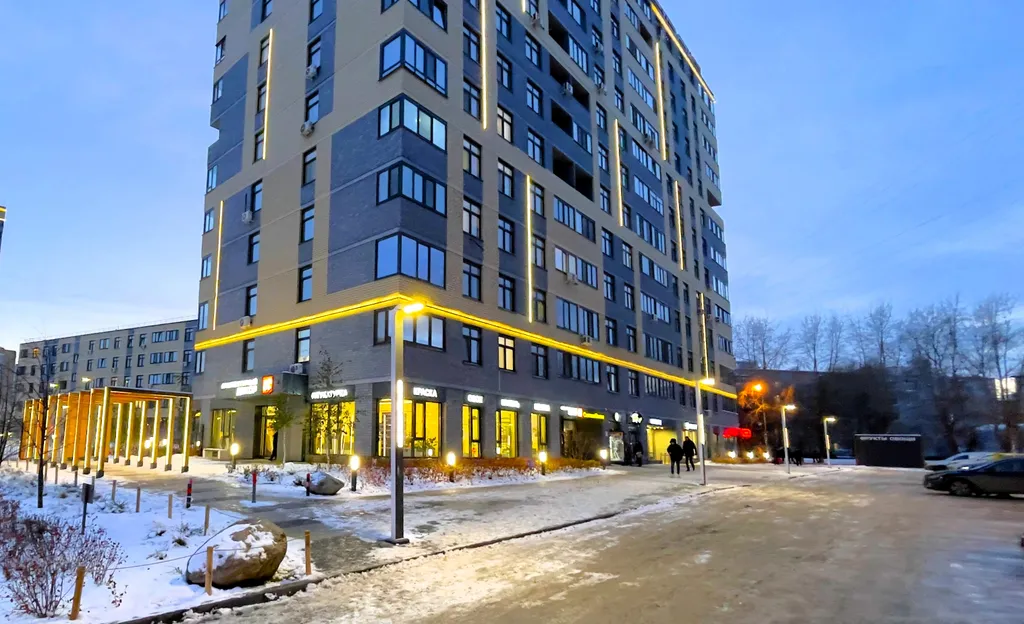 Квартира однокомнатная на улице Пархоменко, 28 м², Тюмень — фото 18