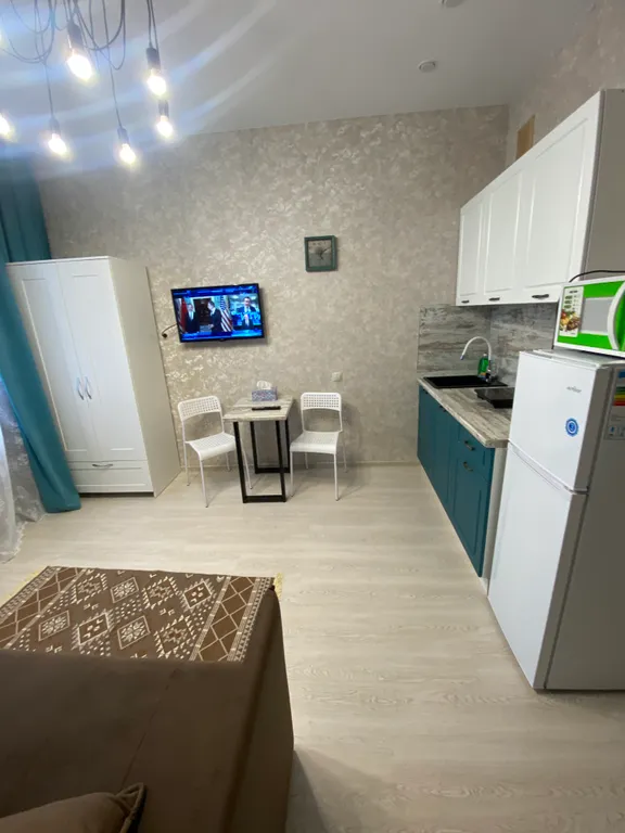Студия однокомнатная в Ленинском, 20 м², Владивосток — кухня, фото 2