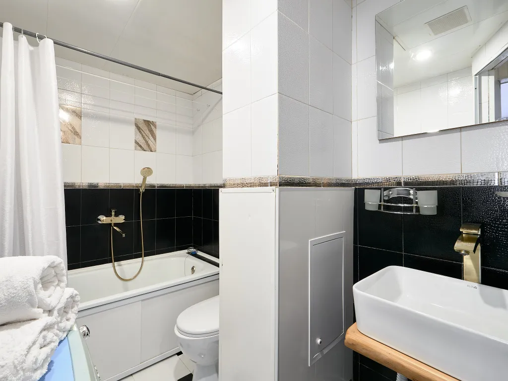 Квартира двухкомнатная на улице Красивой, 40 м², Кисловодск — ванная комната