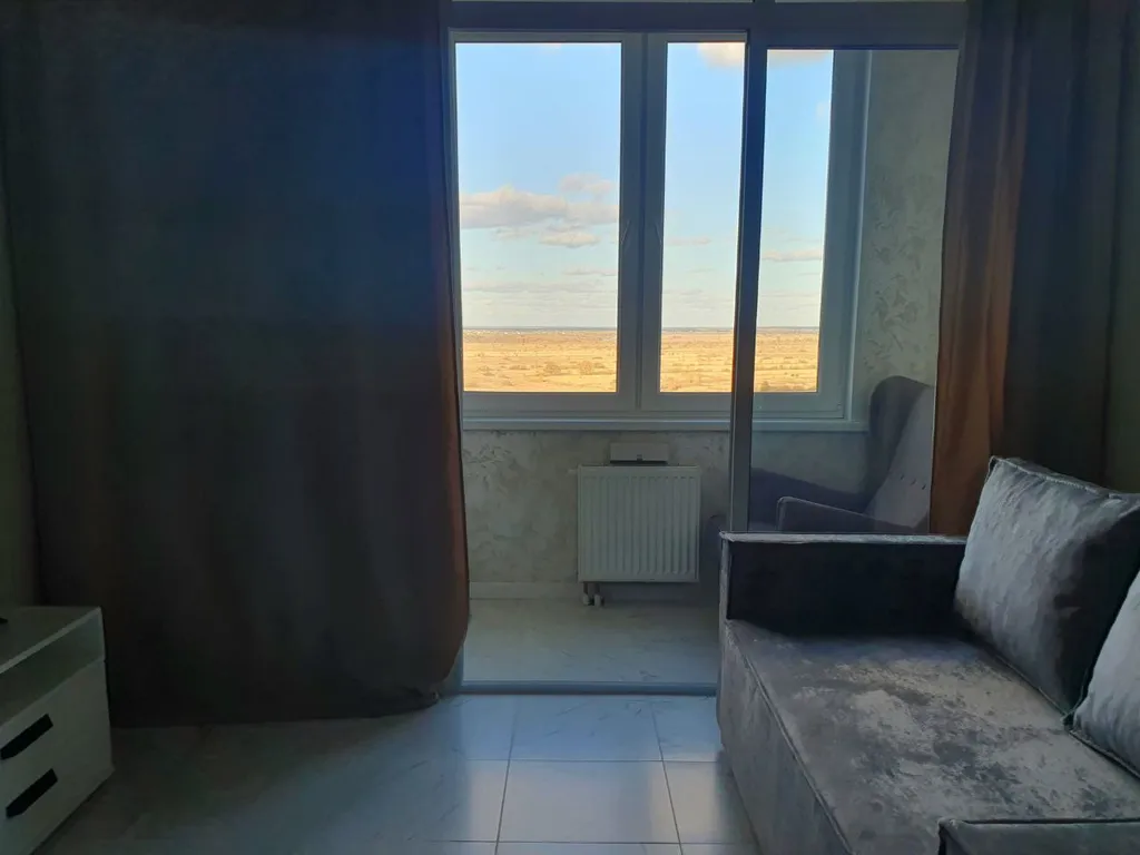 Квартира однокомнатная на улице Быстрецкой, 40 м², Рязань — спальня, фото 9