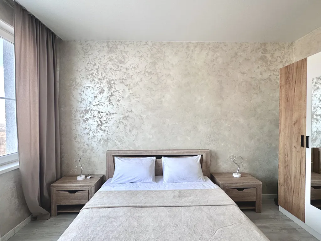 Квартира однокомнатная на улице Быстрецкой, 40 м², Рязань — спальня, фото 2