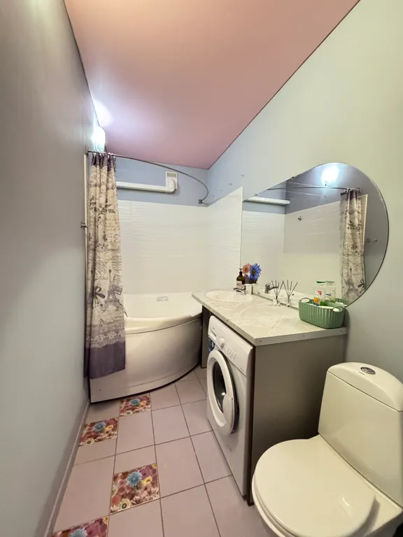 Квартира однокомнатная на улице Московском Тракте, 42 м², Тюмень — ванная комната, фото 2