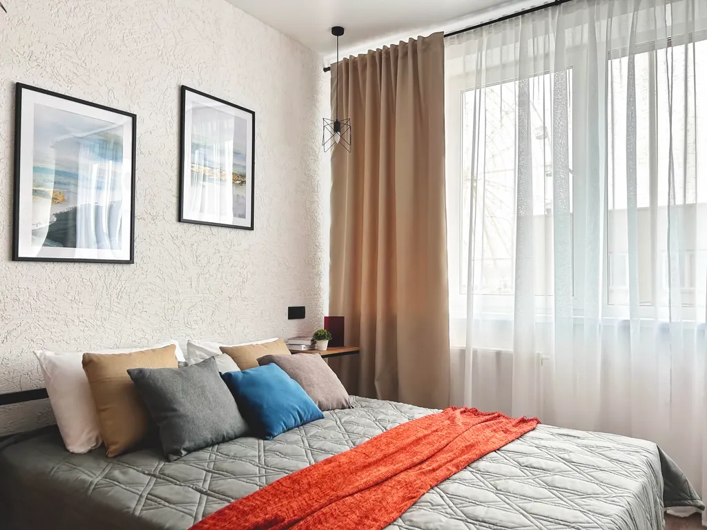 Студия однокомнатная в Нижегородском, 35 м², Нижний Новгород — спальня, фото 3