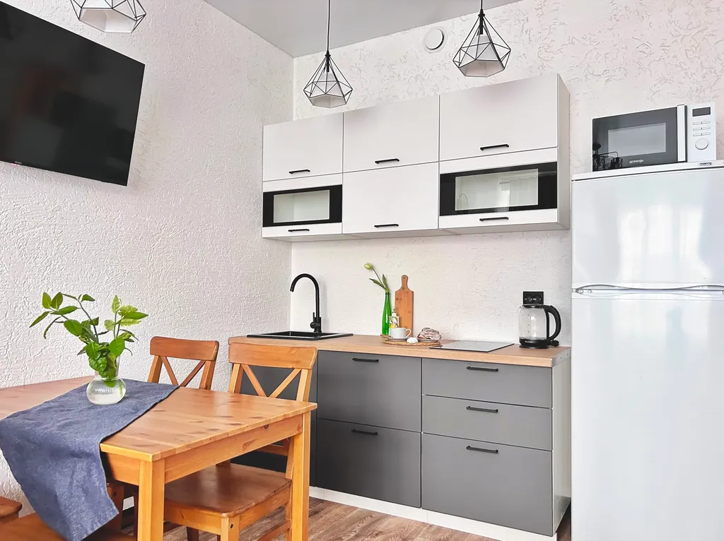 Студия однокомнатная в Нижегородском, 35 м², Нижний Новгород — кухня, фото 3