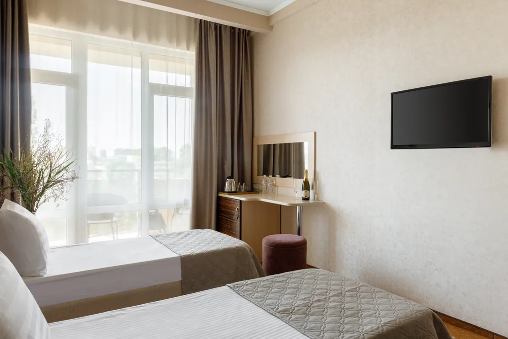 Двухместный номер с 2 отдельными кроватями 2 корпус — Sunmarinn Resort Hotel, фото 4 из 5