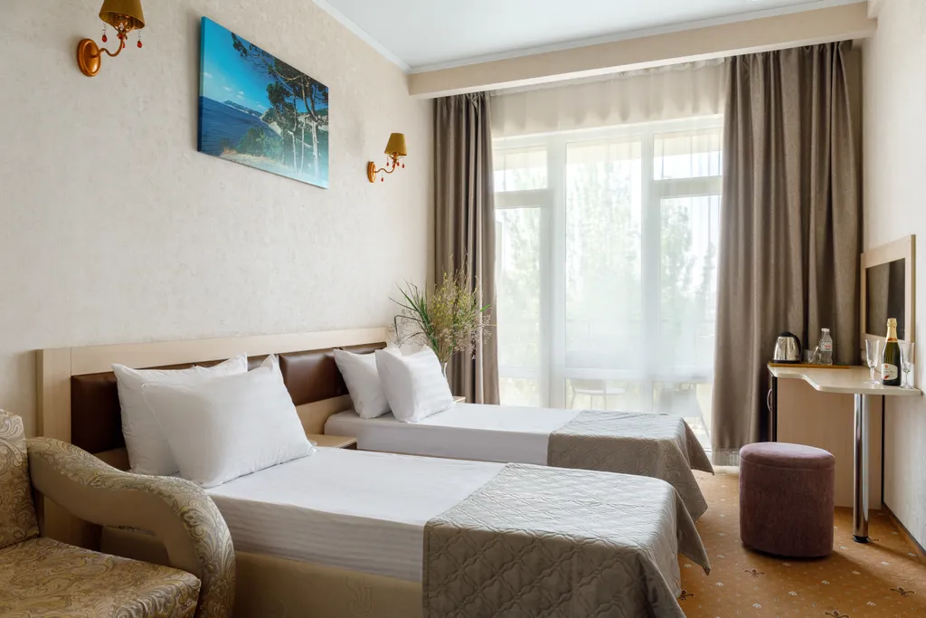 Двухместный номер с 2 отдельными кроватями 2 корпус — Sunmarinn Resort Hotel, фото 5 из 5