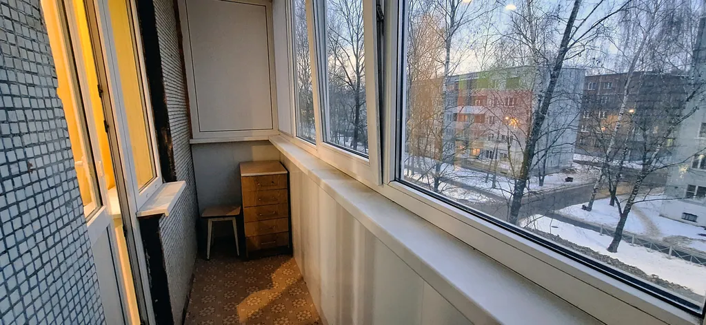 Квартира однокомнатная на улице Народной, 35 м², Псков — вид из окна