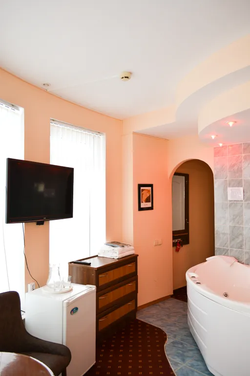 Двухместный номер с 1 кроватью джакузи с балконом