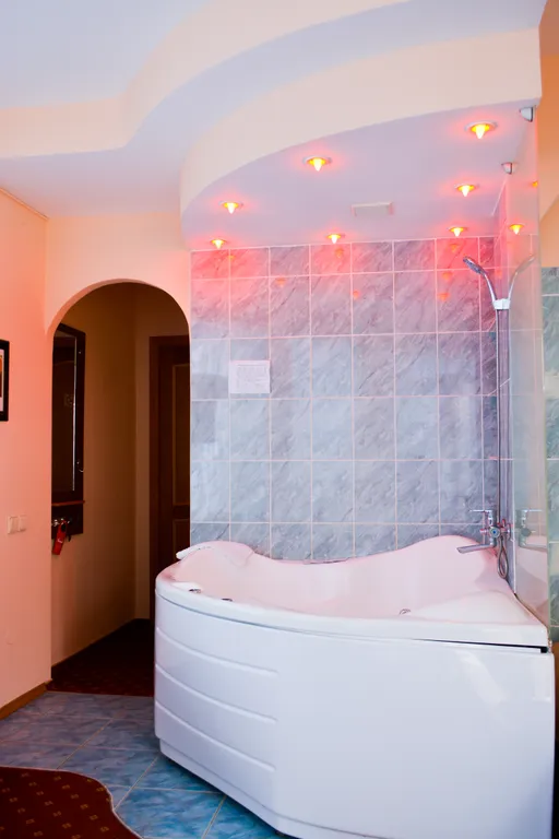 Двухместный номер с 1 кроватью джакузи с балконом