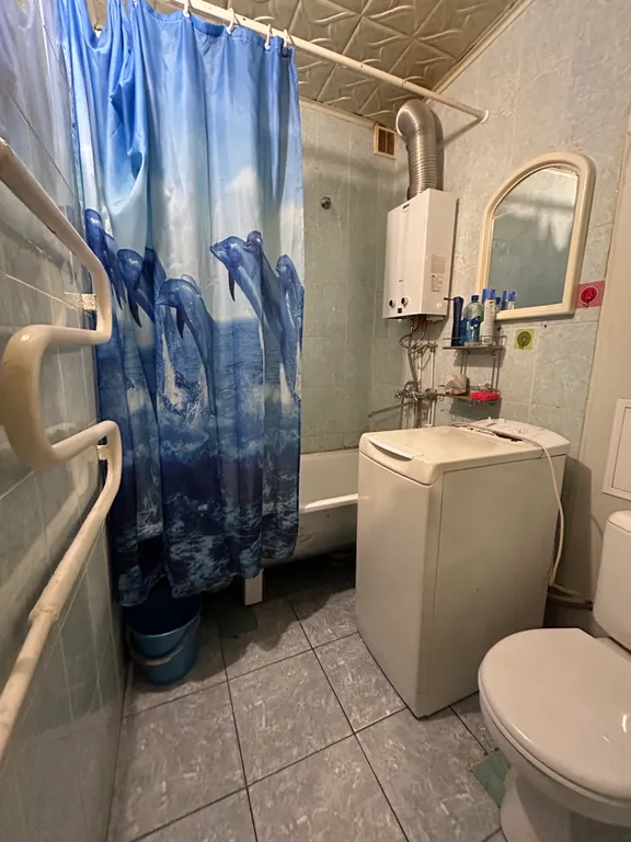Квартира однокомнатная в Красноармейском, 36 м², Волгоград — ванная комната