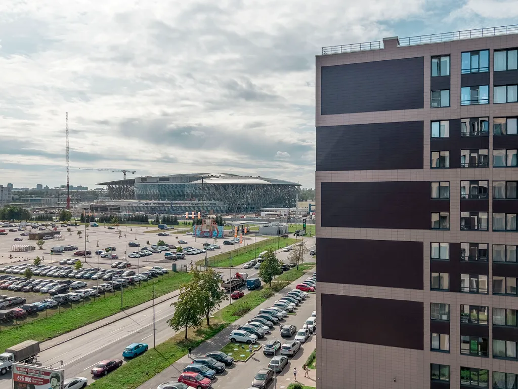 Апартаменты однокомнатные в Московском, 25 м², Санкт-Петербург — вид из окна, фото 2