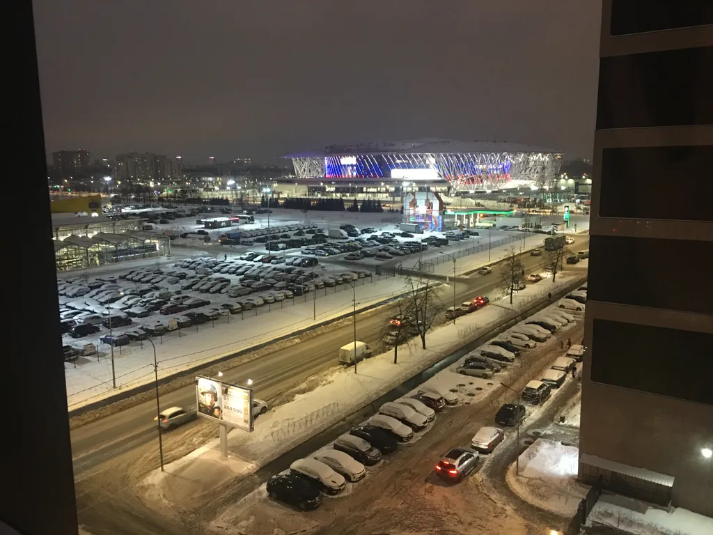Апартаменты однокомнатные в Московском, 25 м², Санкт-Петербург — вид из окна