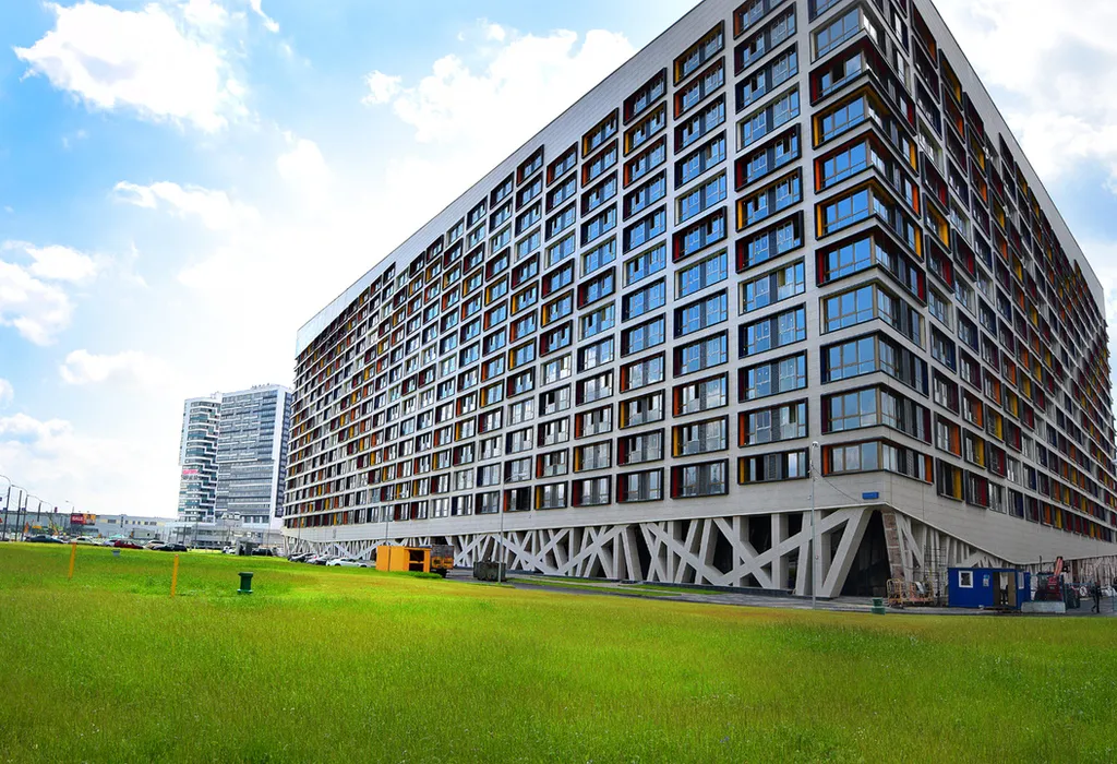 Апартаменты однокомнатные у ЦСКА, в Хорошевском, 40 м², Москва — двор