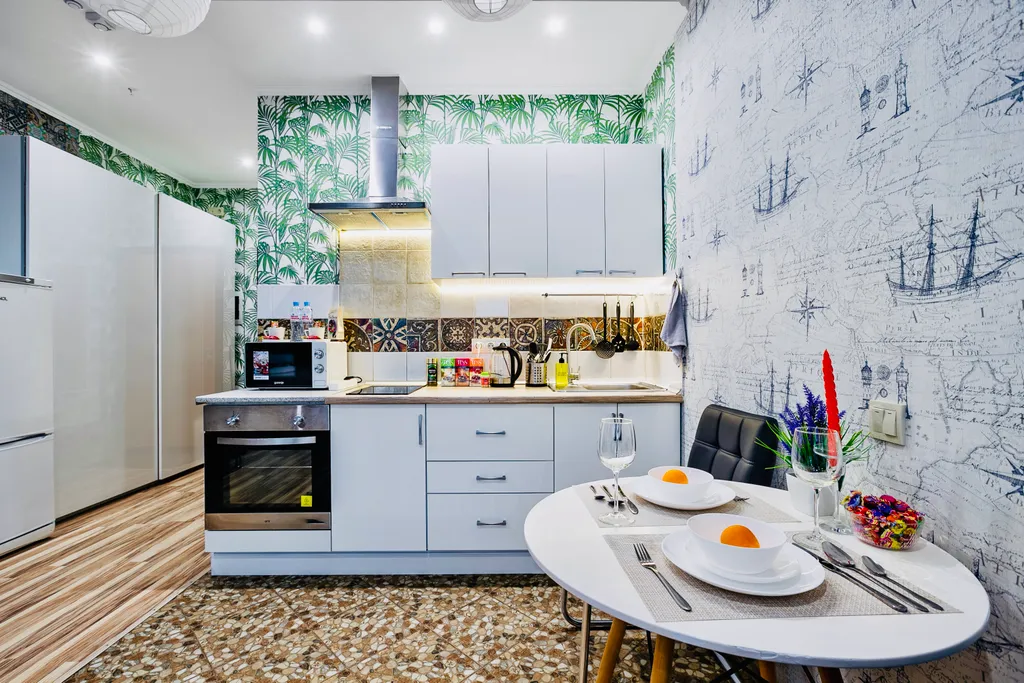 Апартаменты однокомнатные у ЦСКА, в Хорошевском, 33 м², Москва — кухня, фото 4